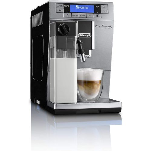 De’Longhi DeLonghi ETAM 36.365.M LatteCrema Kaffee-Vollautomat PrimaDonna XS (1,3 l, 15 bar, 1450 Watt, Milchbehalter, 19,5 cm breit, Edelstahlgehause) silber
