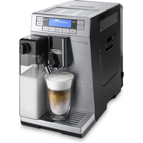  De’Longhi DeLonghi ETAM 36.365.M LatteCrema Kaffee-Vollautomat PrimaDonna XS (1,3 l, 15 bar, 1450 Watt, Milchbehalter, 19,5 cm breit, Edelstahlgehause) silber