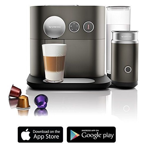  De’Longhi DeLonghi EN 355.GAE Nespresso Kaffeekapselmaschine (1,1 Liter, 2090 Watt, Bluetooth) grau