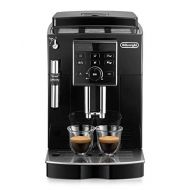 De’Longhi DeLonghi ECAM 25.120.B Kaffeevollautomat | Direktwahltasten und Drehregler | Profi-Aufschaumduese | 2-Tassen-Funktion | Kegelmahlwerk 13 Stufen | Herausnehmbare Bruehgruppe | schwarz