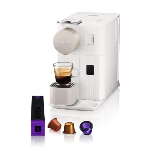  De’Longhi Nespresso EN 500, W Kaffemaschine (1400 W, 1 l, 19 Bar), Silky Weiss