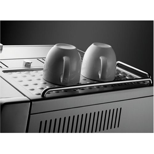  De’Longhi DeLonghi PrimaDonna ESAM 6600 Kaffeevollautomat (Digitaldisplay, integriertes Milchsystem, Kegelmahlwerk 13 Stufen, Edelstahlgehaeuse, 2-Tassen-Funktion) silber