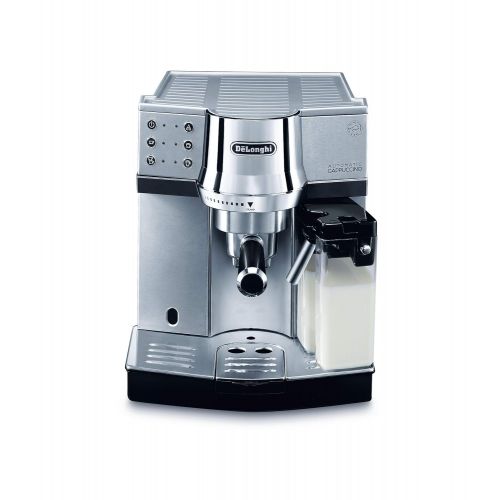  De’Longhi DeLonghi EC 850.M Espressomaschine / Siebtrager / IFD Milchschaumsystem / 15 Bar / Metall, silber