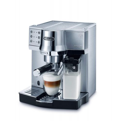  De’Longhi DeLonghi EC 850.M Espressomaschine / Siebtrager / IFD Milchschaumsystem / 15 Bar / Metall, silber