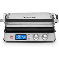 De’Longhi DeLonghi MultiGrill CGH1020D, Elektro-Grill mit 6 Kochfunktionen, elektrischer Kontaktgrill, Tischgrill, Gratin-Funktion, 2 Grillplatten-Sets, 2000 W, 45,8 x 34,3 x 18,5 cm