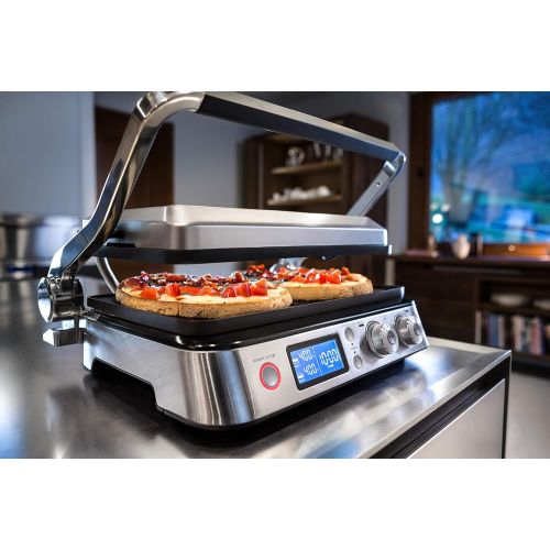  De’Longhi DeLonghi MultiGrill CGH1020D, Elektro-Grill mit 6 Kochfunktionen, elektrischer Kontaktgrill, Tischgrill, Gratin-Funktion, 2 Grillplatten-Sets, 2000 W, 45,8 x 34,3 x 18,5 cm