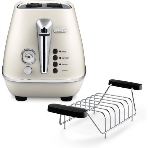  De’Longhi DeLonghi CTI 2103.W DISTINTA 2-Schlitz-Toaster, weiss