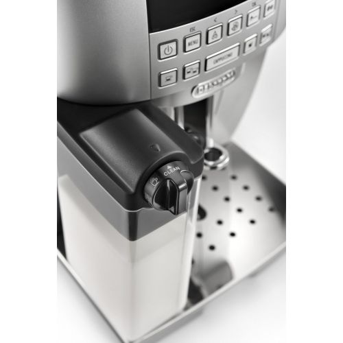  De’Longhi DeLonghi ECAM 22.360.S Kaffee-Vollautomat (1.8 Liter, 15 bar, 1450 Watt, Milchbehalter) silber