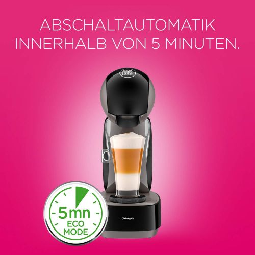  De’Longhi EDG EDG 260.G | NESCAFEE Dolce Gusto Infinissima | Kapsel Kaffeemaschine | Fuer heisse und kalte Getranke | 15 bar Pumpendruck fuer samtige Crema | Charcoal Grey