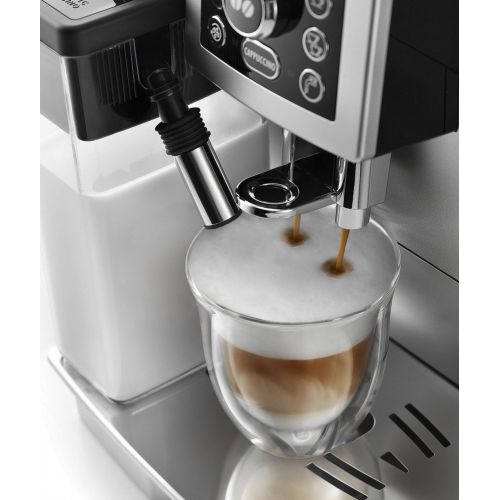  [아마존 핫딜]  [아마존핫딜]De’Longhi DeLonghi ECAM 23.466.B Kaffeevollautomat | Digitaldisplay | Integriertes Milchsystem | Cappuccino auf Knopfdruck | Herausnehmbare Bruehgruppe | 2-Tassen-Funktion | Schwarz