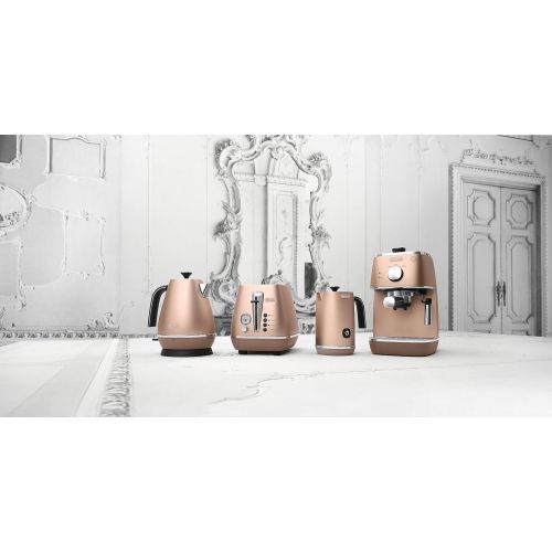  De’Longhi DeLonghi ECI 341.CP DISTINTA Espressomaschine mit Cappuccino-Aufschaumduese,Metallic