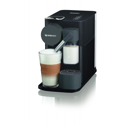  DeLonghi EN 500.B Black Nespresso Kaffeekapselmaschine Lattissima One, Kunststoff, 1 Liter, schwarz