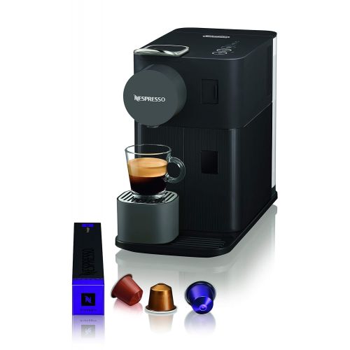  DeLonghi EN 500.B Black Nespresso Kaffeekapselmaschine Lattissima One, Kunststoff, 1 Liter, schwarz