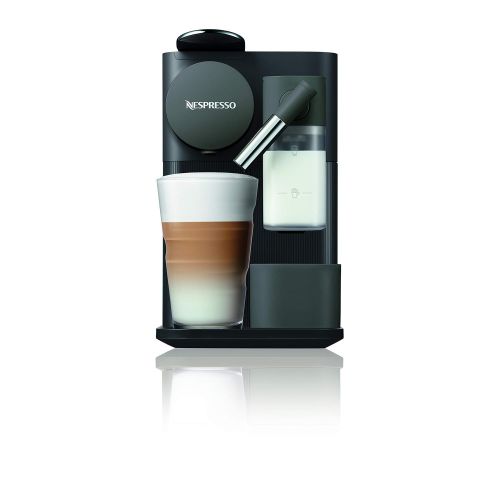  DeLonghi EN 500.B Black Nespresso Kaffeekapselmaschine Lattissima One, Kunststoff, 1 Liter, schwarz