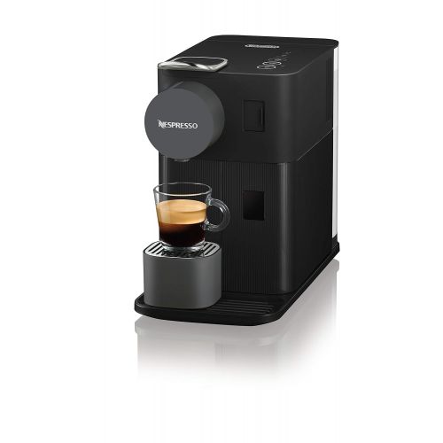  DeLonghi EN 500.B Black Nespresso Kaffeekapselmaschine Lattissima One, Kunststoff, 1 Liter, schwarz