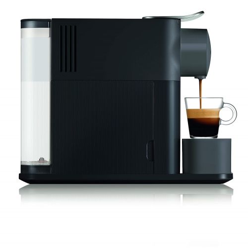  DeLonghi EN 500.B Black Nespresso Kaffeekapselmaschine Lattissima One, Kunststoff, 1 Liter, schwarz