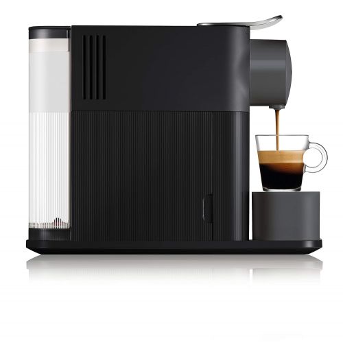  DeLonghi EN 500.B Black Nespresso Kaffeekapselmaschine Lattissima One, Kunststoff, 1 Liter, schwarz