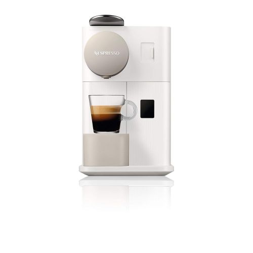  DeLonghi Nespresso EN 500.W Kaffeemaschine (1400 W, 1 l, 19 Bar), Silky Weiss