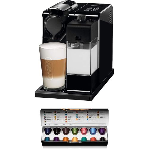  DeLonghi Nespresso Lattissima Touch | EN 560.B Kaffekapselmaschine mit Milchsystem | Flow Stop Funktion: Kaffee- und Milchmenge individuell einstellbar | 19 bar Pumpendruck | Schwa