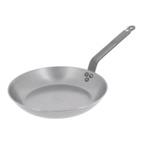  De Buyer 5610.24 Mineral B Element Bratpfanne, Eisen, silber, Ø 24 cm