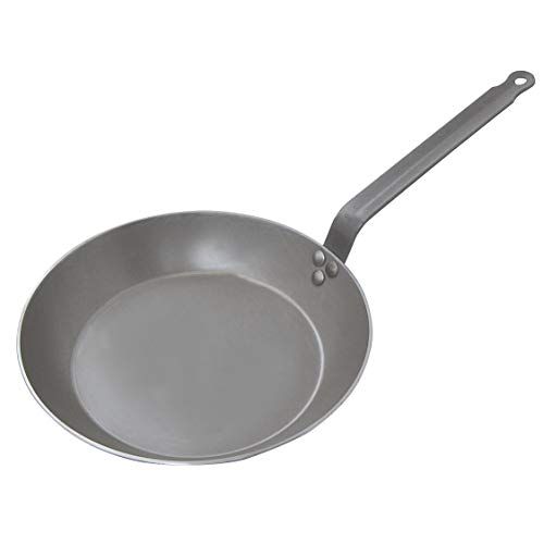  De Buyer Carbon Steel Frying Pan 12-1/2 Diameter: Paderno Carbon Steel: Kitchen & Dining