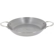 de Buyer - Mineral B Paella Pan - Nonstick Pan with Two Handles - Carbon and Stainless Steel - Oven Safe and Induction Ready - 15 X 10.25