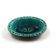 /DeBaunFineCeramics SOAP DISH Egyptian Scarab Ceramic Pottery