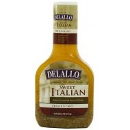DeLallo Sweet Italian Dressing with Romano Cheese, 16-Ounce Units (Pack of 6)
