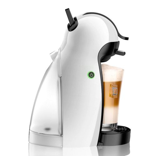  DeLonghi Nescafe Dolce Gusto DeLonghi EDG 100.W | NESCAFEE Dolce Gusto Piccolo | Kapsel Kaffeemaschine |15 bar Pumpendruck fuer samtige Crema | Manuelle Wasserdosierung | 0,6 l Wassertank | Farbe Weiss