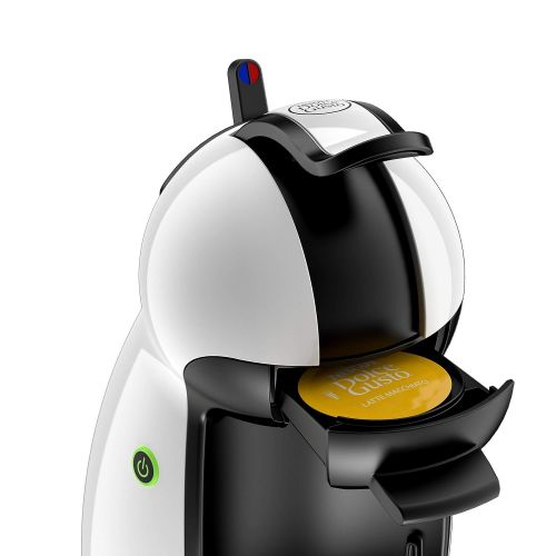  DeLonghi Nescafe Dolce Gusto DeLonghi EDG 100.W | NESCAFEE Dolce Gusto Piccolo | Kapsel Kaffeemaschine |15 bar Pumpendruck fuer samtige Crema | Manuelle Wasserdosierung | 0,6 l Wassertank | Farbe Weiss