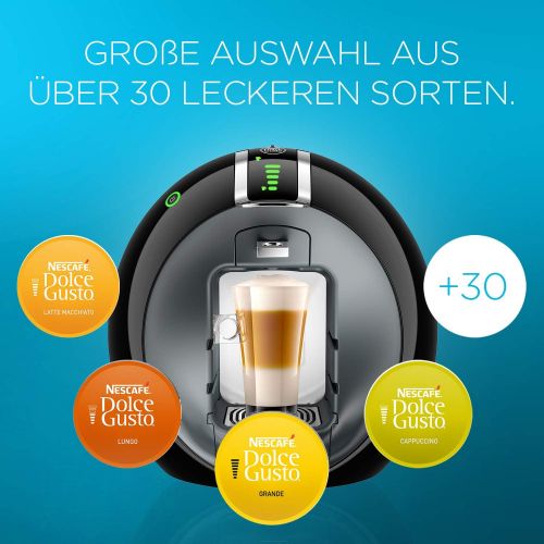  DeLonghi Nescafe Dolce Gusto DeLonghi EDG 605.B | NESCAFEE Dolce Gusto Circolo Automatic | Kapsel Kaffeemaschine | Fuer heisse und kalte Getranke | 15 bar Pumpendruck fuer samtige Crema | 1,3l Wassertank abnehmbar