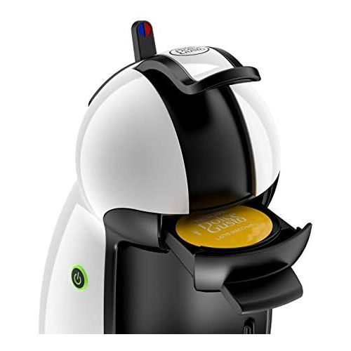  De’Longhi DeLonghi EDG 100.W | NESCAFEE Dolce Gusto Piccolo | Kapsel Kaffeemaschine |15 bar Pumpendruck fuer samtige Crema | Manuelle Wasserdosierung | 0,6 l Wassertank | Farbe Weiss