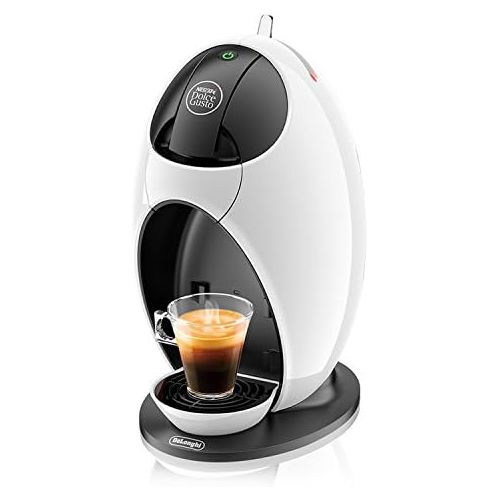  DeLonghi EDG 250.W NESCAFEE Dolce Gusto Jovia Kapsel Kaffeemaschine fuer heisse und kalte Getranke, 15 bar Pumpendruck fuer samtige Crema, Manuelle Wasserdosierung, 0,8l Wassertank, ab