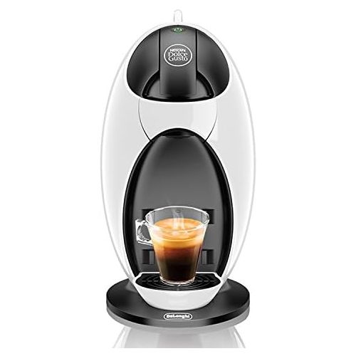  DeLonghi EDG 250.W NESCAFEE Dolce Gusto Jovia Kapsel Kaffeemaschine fuer heisse und kalte Getranke, 15 bar Pumpendruck fuer samtige Crema, Manuelle Wasserdosierung, 0,8l Wassertank, ab