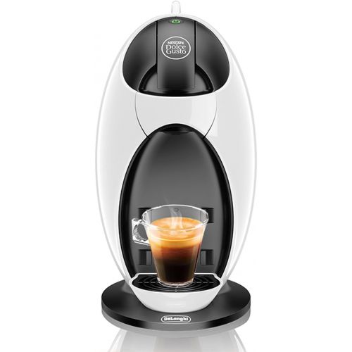  DeLonghi EDG 250.W NESCAFEE Dolce Gusto Jovia Kapsel Kaffeemaschine fuer heisse und kalte Getranke, 15 bar Pumpendruck fuer samtige Crema, Manuelle Wasserdosierung, 0,8l Wassertank, ab