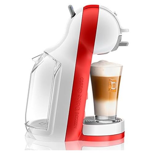 DeLonghi Nescafe Dolce Gusto NESCAFEE Dolce Gusto Mini Me EDG305 Coffee Capsule Machine - Red and White - EDG305.WR