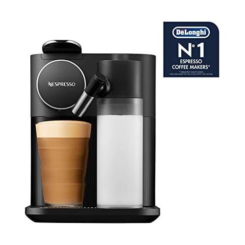 DeLonghi Nespresso Gran Lattissima EN650.B Kapselmaschine, Kaffeemaschine mit Milchaufschaumer, fuer 6 Kaffee-Milchgetranke per Fingertip, 36,7 x 20,3 x 27,6 cm, schwarz