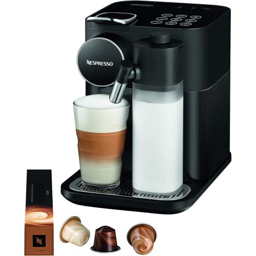  DeLonghi Nespresso Gran Lattissima EN650.B Kapselmaschine, Kaffeemaschine mit Milchaufschaumer, fuer 6 Kaffee-Milchgetranke per Fingertip, 36,7 x 20,3 x 27,6 cm, schwarz