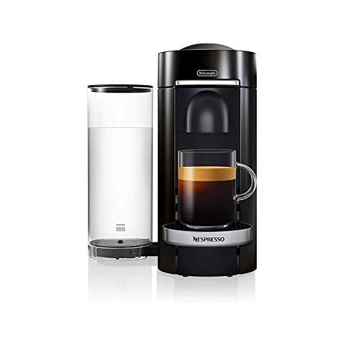  DeLonghi Nespresso Vertuo Plus | ENV 155.B Kaffeekapselmaschine | Eine Kaffeemaschine, 5 Tassengroessen | Inkl. Willkommenspaket mit 12 Kapseln | 1,7 L | schwarz