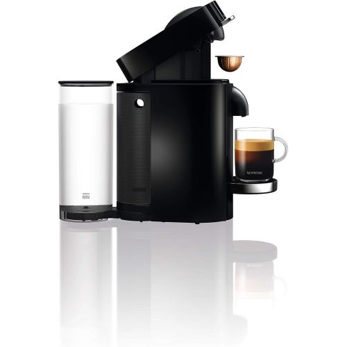  DeLonghi Nespresso Vertuo Plus | ENV 155.B Kaffeekapselmaschine | Eine Kaffeemaschine, 5 Tassengroessen | Inkl. Willkommenspaket mit 12 Kapseln | 1,7 L | schwarz