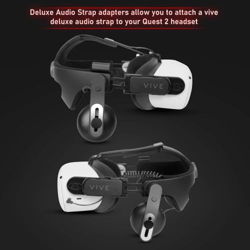  [아마존베스트]DeadEyeVR Deluxe Audio Strap Adapter Kit for The Oculus Quest 2 DAS FrankenQuest (Black)