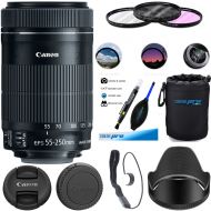 Canon EF-S 55-250mm f/4-5.6 is STM Lens - Deal-Expo Essential Accessories Bundle