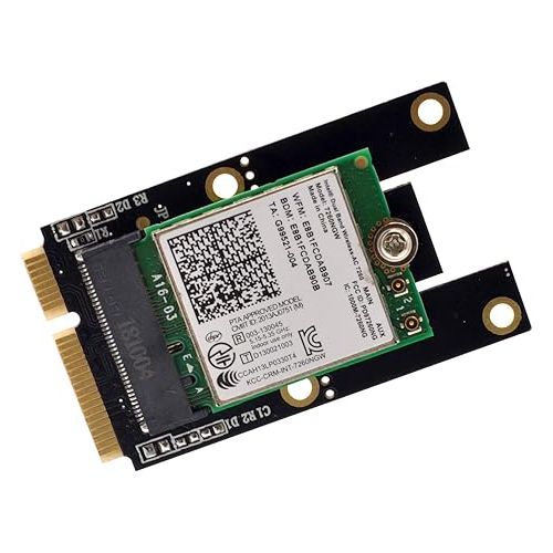  NGFF M.2 (Key-A+E/Key-E) to Mini PCI-E Express Adapter Converter Full Size/Half Size mPCIe Slot for Intel AX210 AX200 9260 8265 8260 7260 3165 WiFi Card