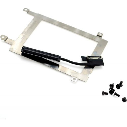  Deal4GO 2.5 SSD SATA Hard Drive Caddy Bracket + HDD Cable Connector for Dell Latitude E7440 7440 WPRM 0WPRM DC02C006Q00