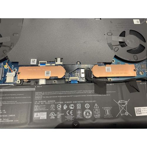  Deal4GO 2nd Second 2280 M.2 SSD Heatsink Hard Drive Cover Thermal Shield for Dell Alienware M15 R3 R4 M17 R3 R4 ET2VR000300 RT4G1 0RT4G1