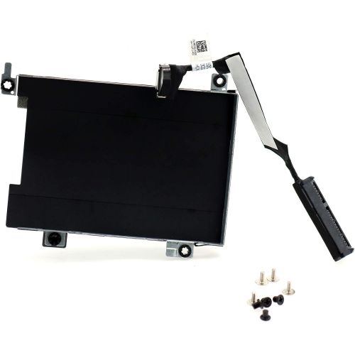  Deal4GO 2.5 7mm HDD Hard Drive Caddy Bracket 0767H3 767H3 w/SSD SATA Hard Drive Cable 0M9XKG M9XKG DC02C00K000 for Dell Latitude 5400 5401 5402 5405