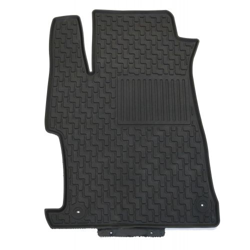  Dealsplaza Custom Made Heavy Duty Latex Car Mats for Honda Civic 2012/2013/2014/2015/2016 Black All Weather 4pcs