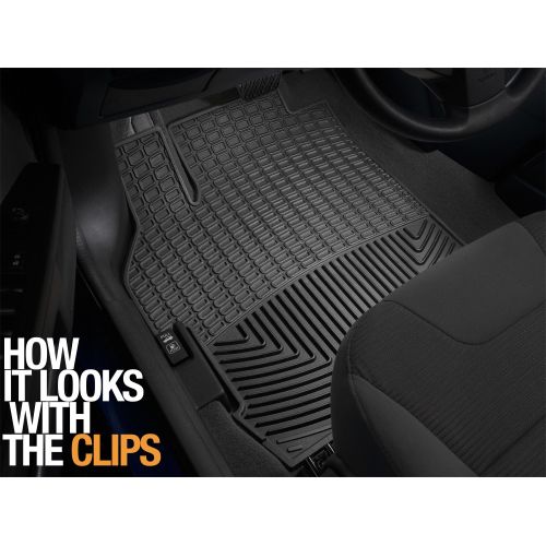  Dealsplaza Custom Made Heavy Duty Latex Car Mats for SUV Honda CRV 2012/2013/2014/2015/2016 Black All Weather 4pcs