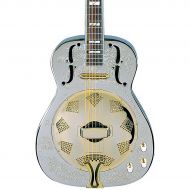 Dean},description:The Dean Chrome G Acoustic-Electric Resonator Guitar has an ornate engraved chrome body with a mahogany neck, F soundholes, and a traditional slotted headstock. T