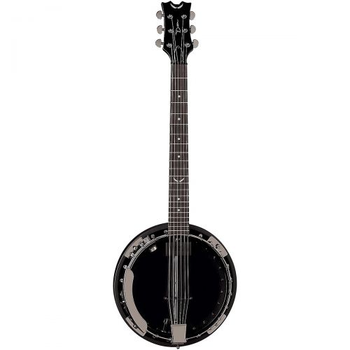  Dean},description:Now with a pickup and available in a black chrome finish, the 6-string Dean Backwoods 6 Banjo is perfect if youre an electric guitar player looking to add new sou